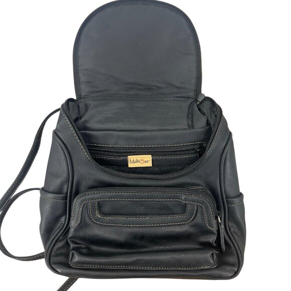 Multi -Sak Major Backpack - Black  Convertible Shoulder or Tote main image 6